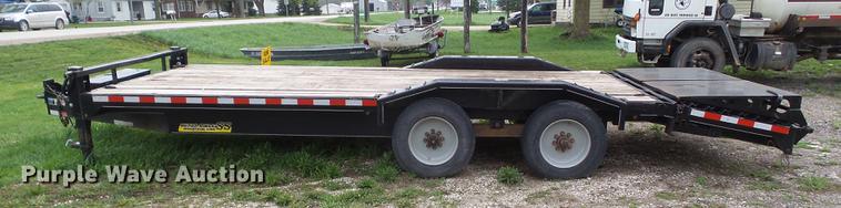 image for item DZ9249 2016 H&H equipment trailer