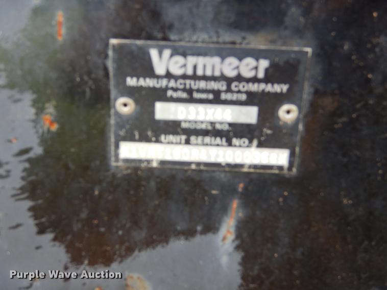 image for item EI9152 2000 Vermeer D33X44 directional boring unit