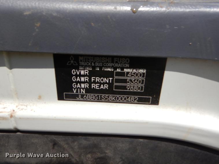 image for item EI9174 2008 Mitsubishi FUSO flatbed truck