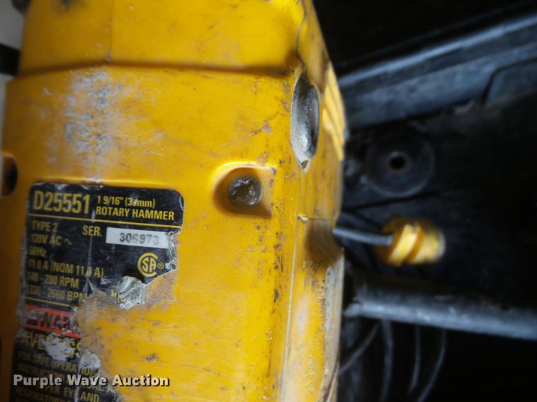 image for item EJ9395 DeWalt D25551 rotary hammer drill