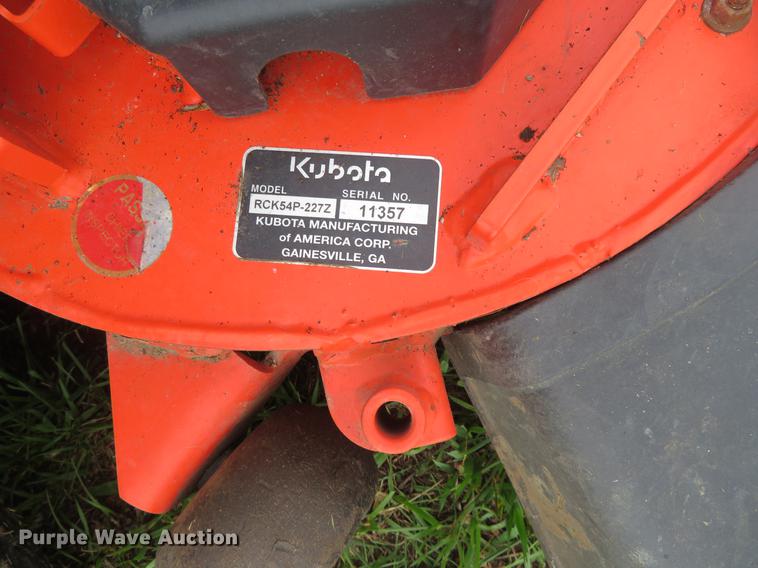 image for item EJ9573 Kubota ZG227 ZTR lawn mower