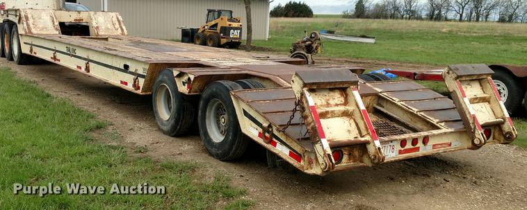 image for item EJ9577 1986 Load King 1401-4660 equipment trailer