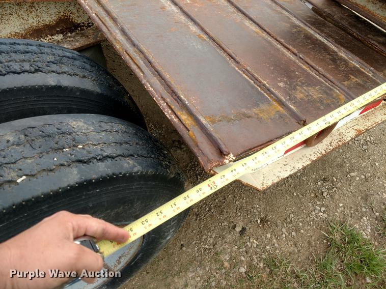 image for item EJ9577 1986 Load King 1401-4660 equipment trailer