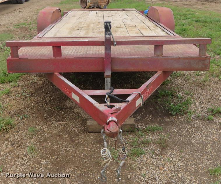 image for item EJ9578 2009 Branson tilt deck utility trailer