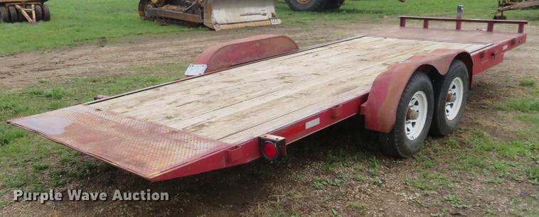 image for item EJ9578 2009 Branson tilt deck utility trailer