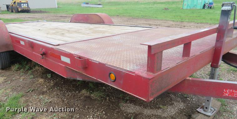 image for item EJ9578 2009 Branson tilt deck utility trailer
