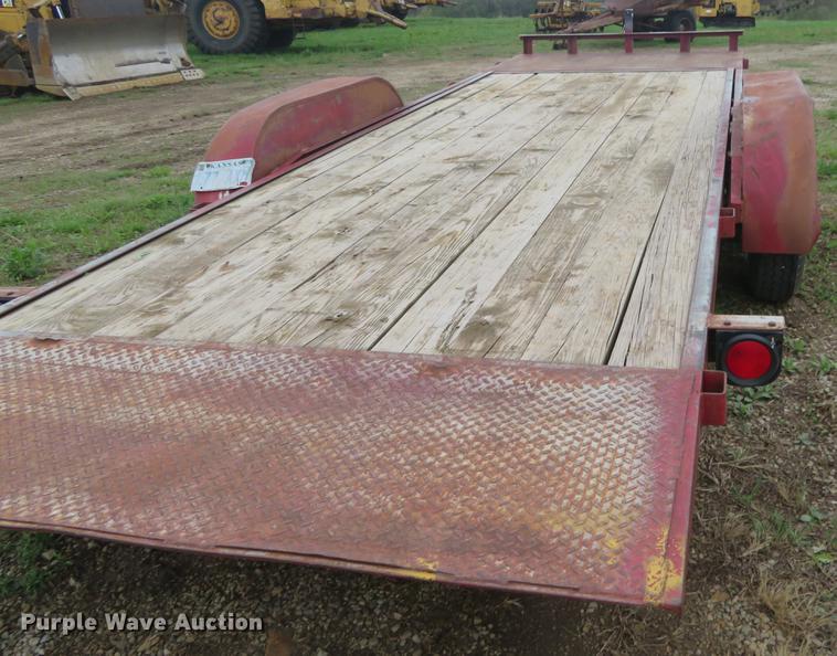 image for item EJ9578 2009 Branson tilt deck utility trailer