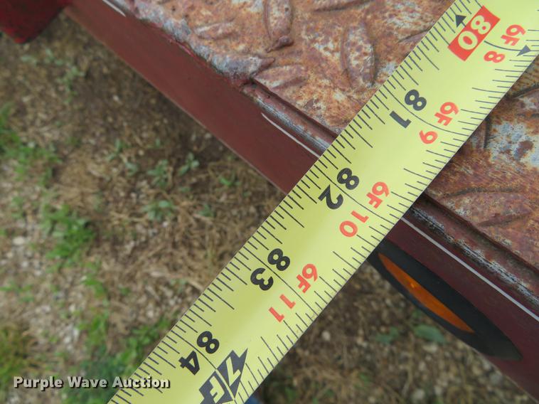 image for item EJ9578 2009 Branson tilt deck utility trailer