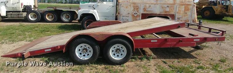 image for item EJ9578 2009 Branson tilt deck utility trailer