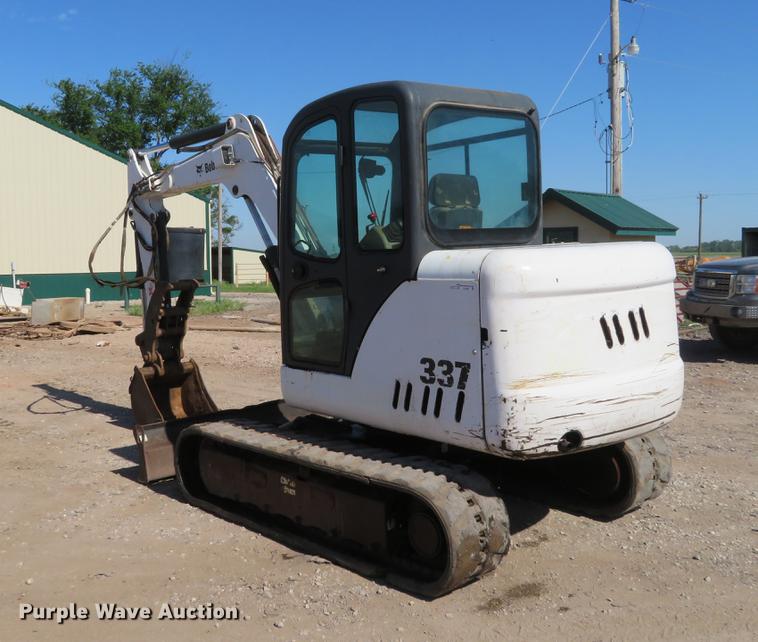 image for item EJ9585 2007 Bobcat 337G mini excavator