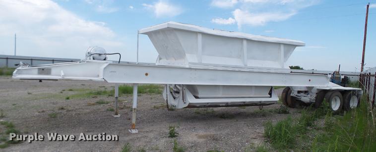 image for item EN9559 1981 Multech bottom dump trailer