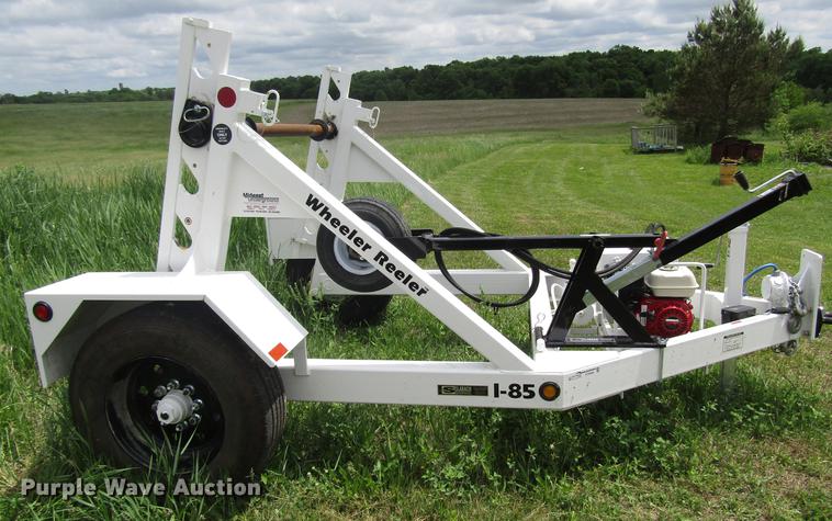 image for item EO9008 2018 Slabach 1-85 Wheeler Reeler reel trailer