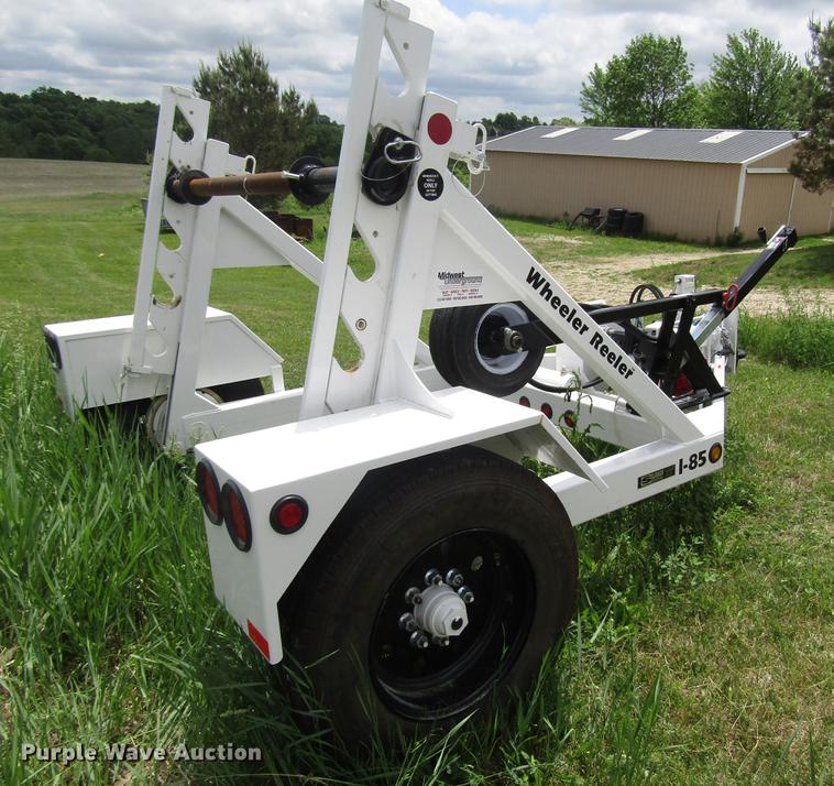 image for item EO9008 2018 Slabach 1-85 Wheeler Reeler reel trailer