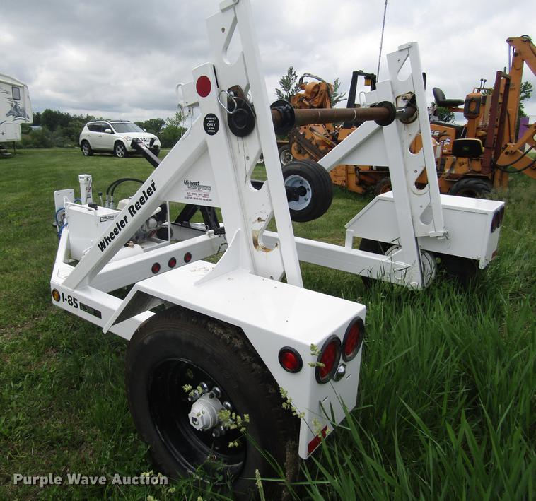 image for item EO9008 2018 Slabach 1-85 Wheeler Reeler reel trailer