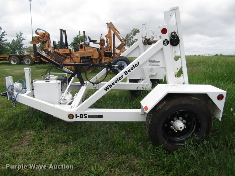 image for item EO9008 2018 Slabach 1-85 Wheeler Reeler reel trailer