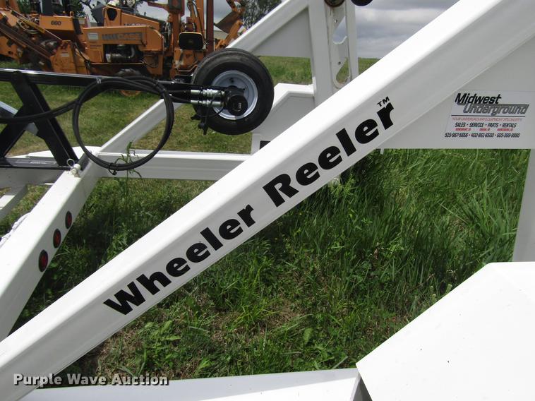 image for item EO9008 2018 Slabach 1-85 Wheeler Reeler reel trailer