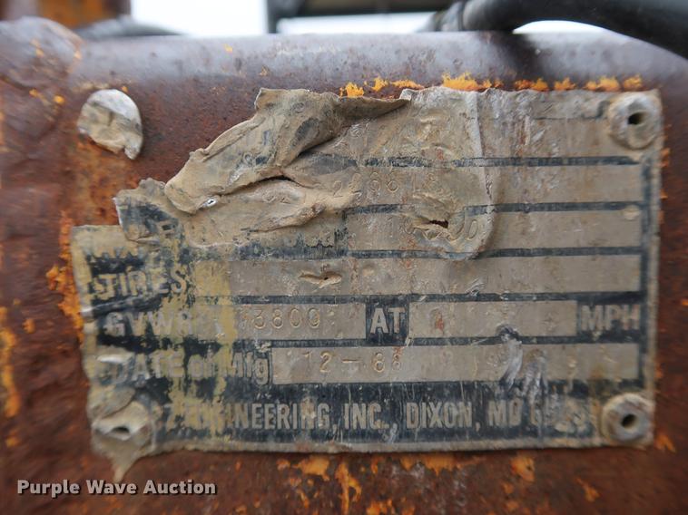 image for item EP9336 1988 CZ pole trailer