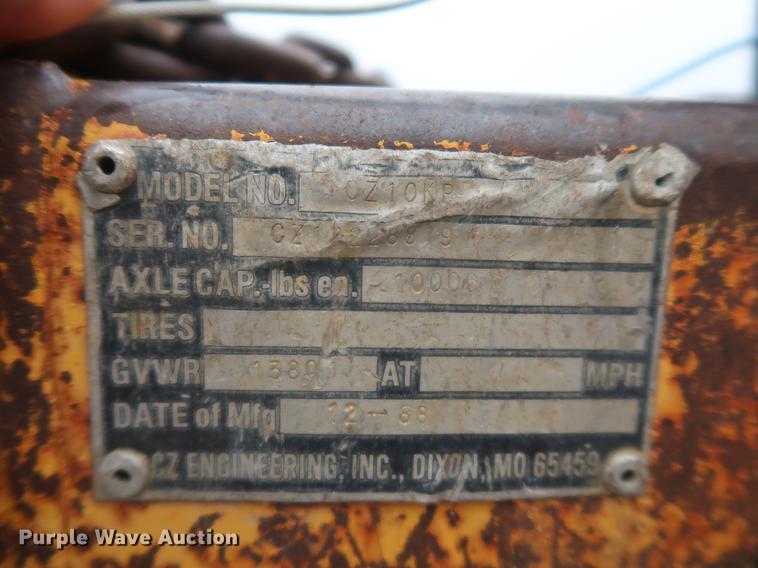 image for item EP9337 1988 CZ pole trailer