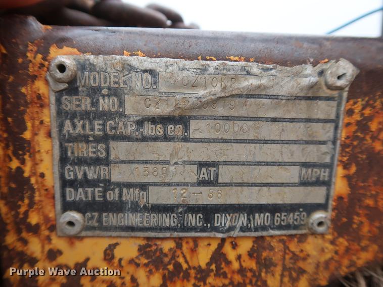 image for item EP9337 1988 CZ pole trailer