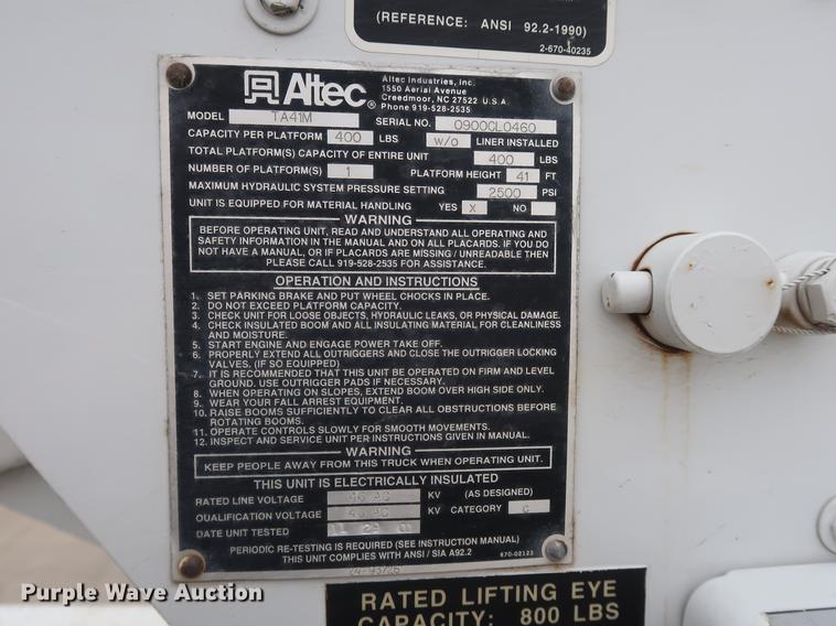 image for item EP9338 2000 Ford F650 bucket truck