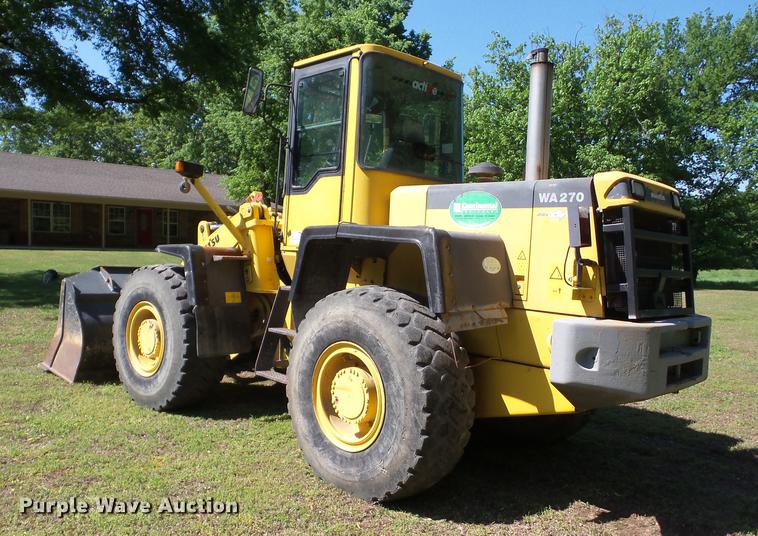 image for item L4368 2002 Komatsu WA270 wheel loader