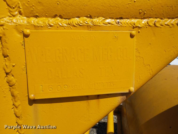 image for item BI9529 W.E. Grace 1609 sweeper