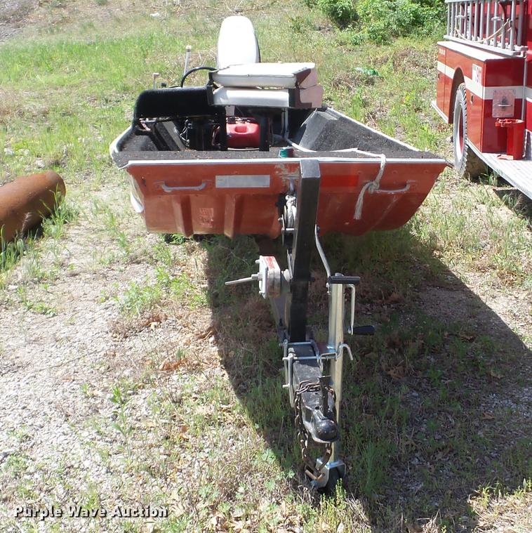 image for item BI9547 1975 Monark aluminum boat