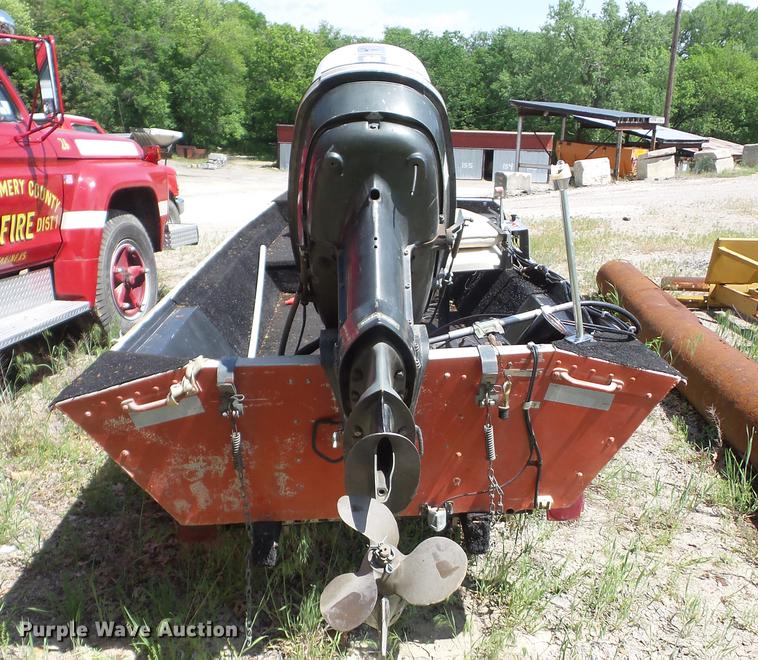 image for item BI9547 1975 Monark aluminum boat