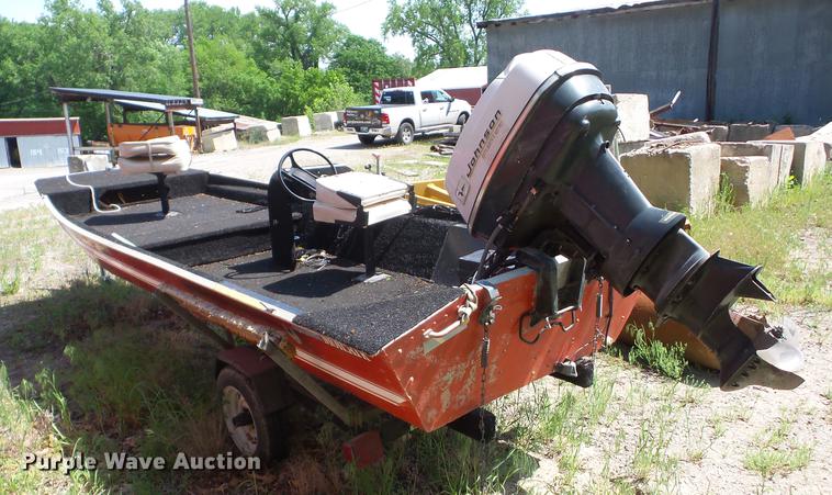 image for item BI9547 1975 Monark aluminum boat