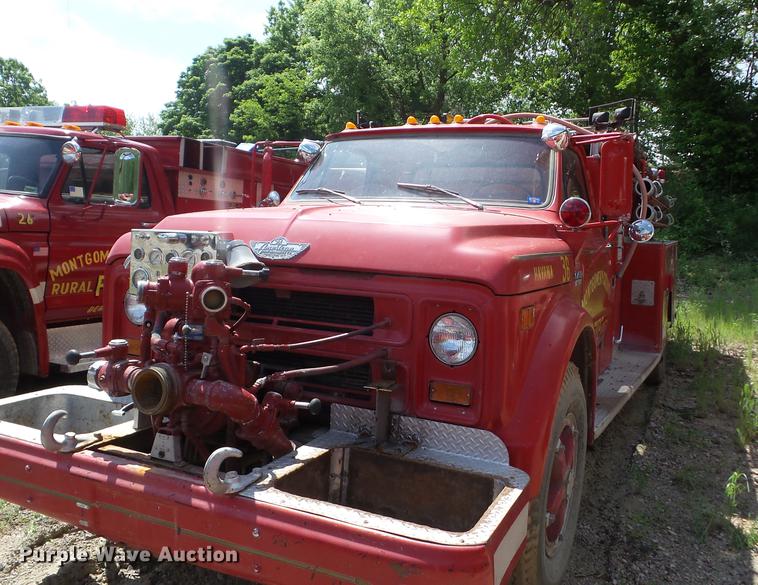 image for item BI9549 1972 Chevrolet C50 fire truck