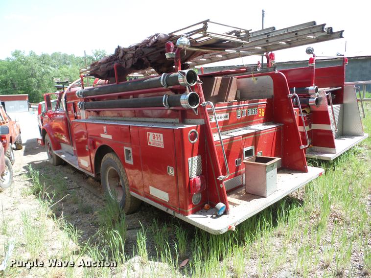 image for item BI9549 1972 Chevrolet C50 fire truck