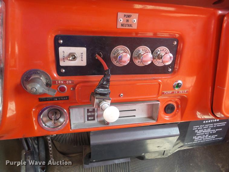 image for item BI9549 1972 Chevrolet C50 fire truck