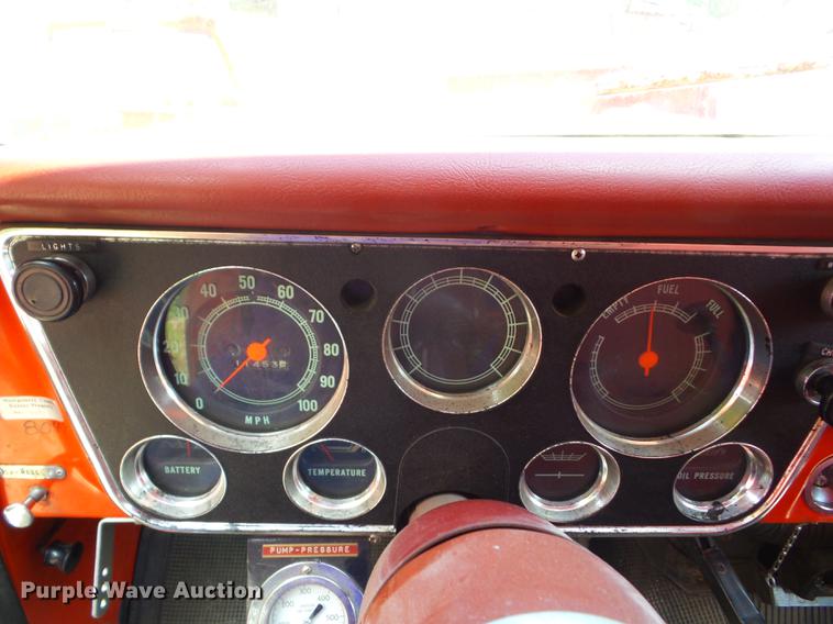 image for item BI9549 1972 Chevrolet C50 fire truck