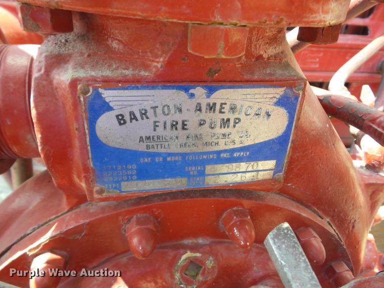 image for item BI9549 1972 Chevrolet C50 fire truck