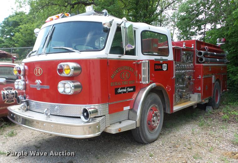 image for item BI9551 1981 American Lafrance pumper fire truck