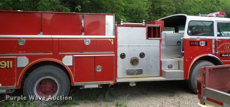 image for item BI9551 1981 American Lafrance pumper fire truck