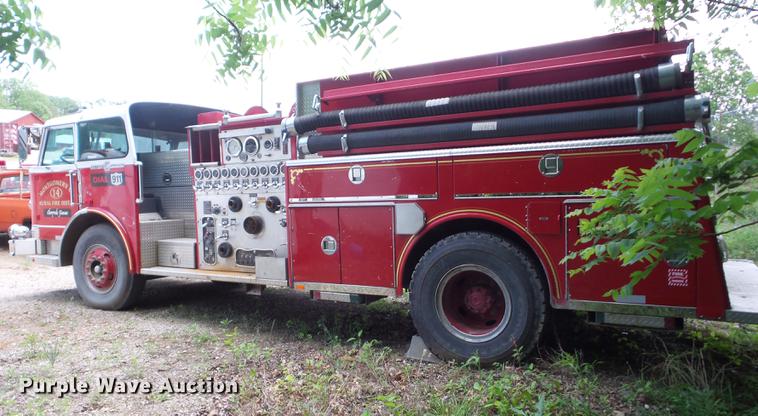 image for item BI9551 1981 American Lafrance pumper fire truck