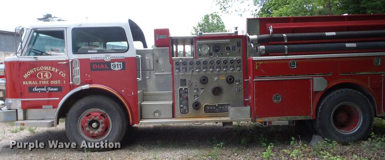 image for item BI9551 1981 American Lafrance pumper fire truck