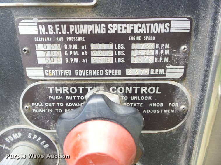 image for item BI9551 1981 American Lafrance pumper fire truck