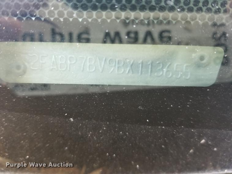 image for item DA1681 2011 Ford Crown Victoria Police Interceptor