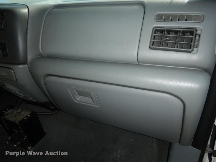 image for item DB6102 2003 Ford F250 Super Duty XLT utility bed pickup truck