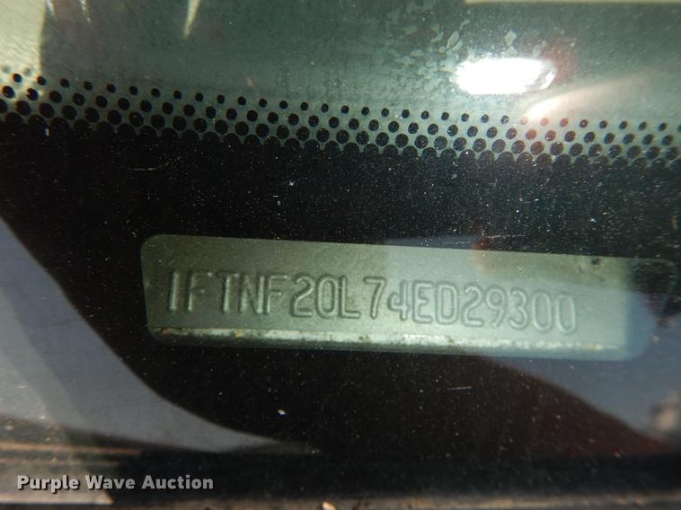 image for item DB6103 2004 Ford F250 Super Duty XLT utility bed pickup truck