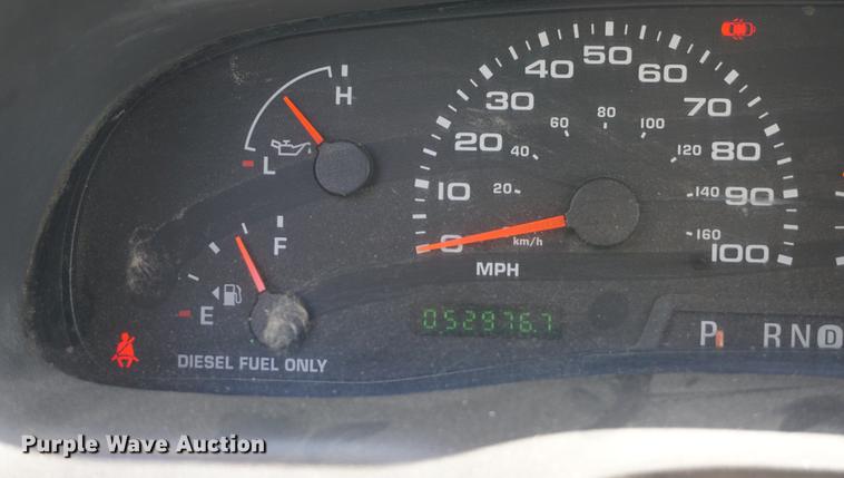 image for item DB6108 2004 Ford F350 Super Duty XL utility bed pickup truck