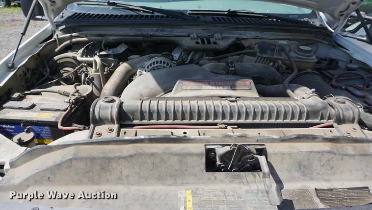 image for item DB6108 2004 Ford F350 Super Duty XL utility bed pickup truck