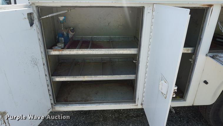 image for item DB6108 2004 Ford F350 Super Duty XL utility bed pickup truck