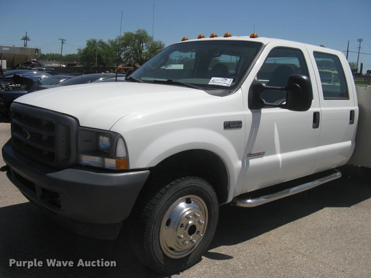 image for item DC2267 2003 Ford F550 Super Duty XL Crew Cab utility truck