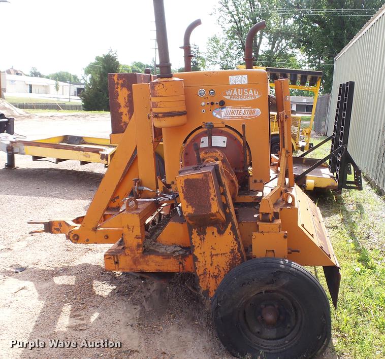 image for item DC4188 Wausau asphalt shilling rotary tiller