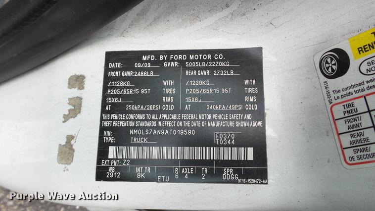 image for item DC5516 2010 Ford Transit Connect van