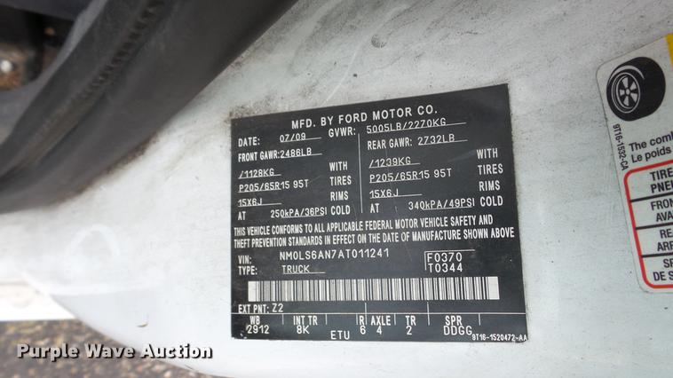 image for item DC5520 2010 Ford Transit Connect van