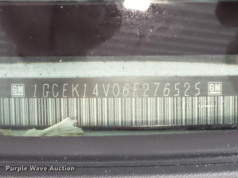 image for item DC7257 2006 Chevrolet Silverado 1500 pickup truck